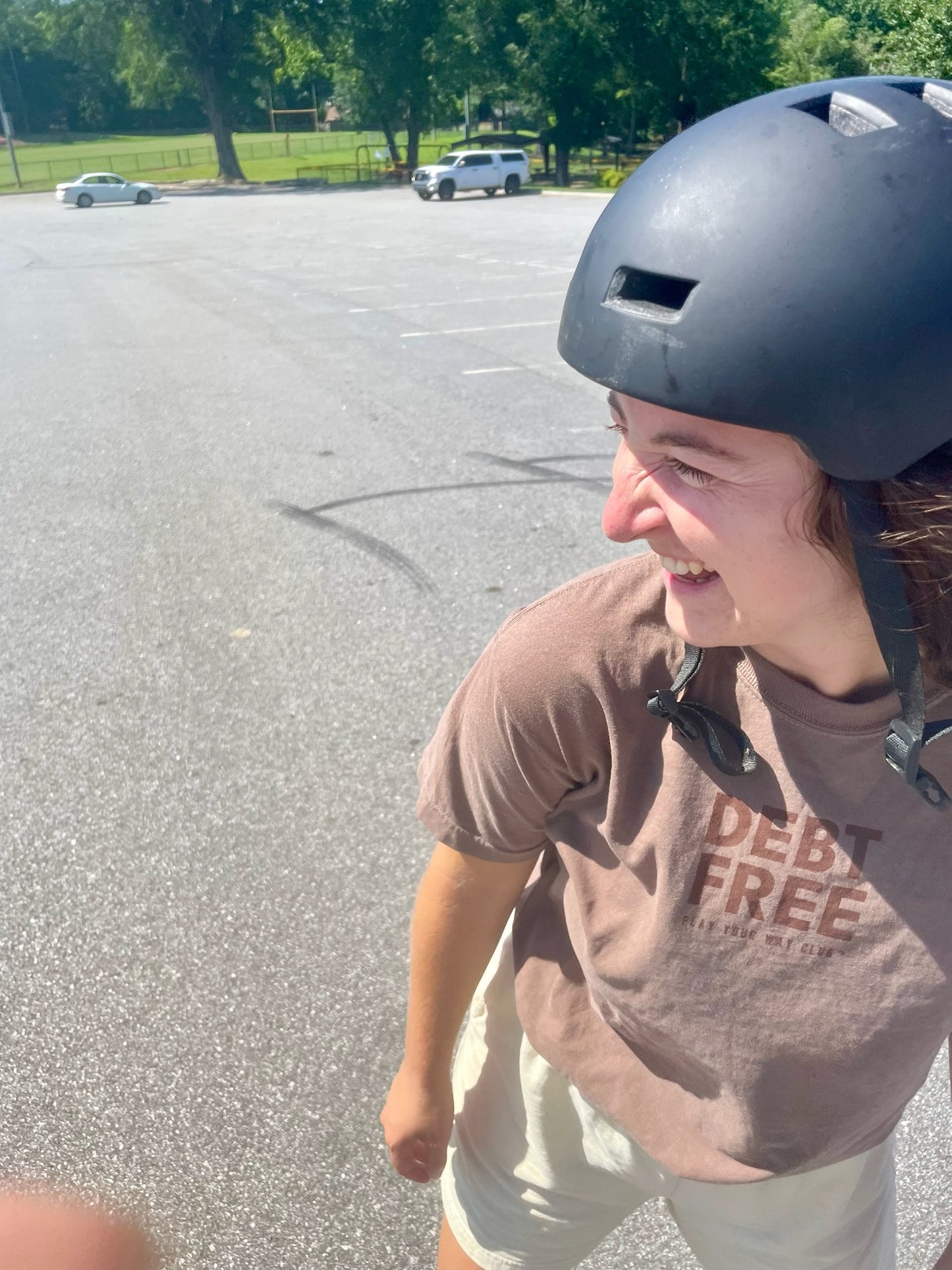 Debt Free Tee: Espresso